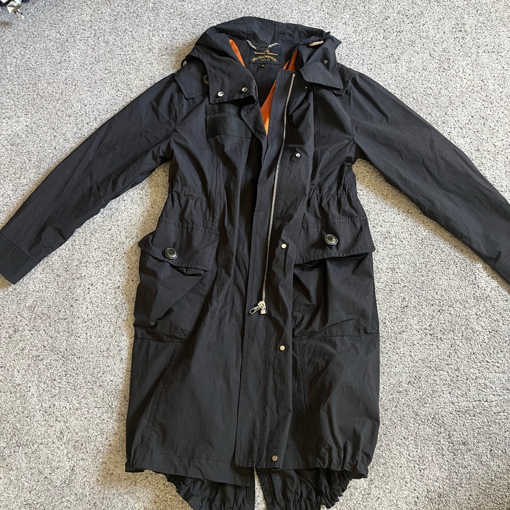 Vivienne Westwood Black and Orange Jacket New Without Tags Size 40